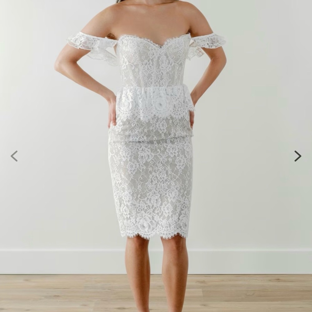By Watters Totally Lace Midi Dress
